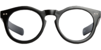 Front view of Albany eyeglass frames 