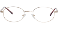 Front view of Simon eyeglass frames 