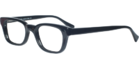 Side view of Lenox designer eyeglass frames